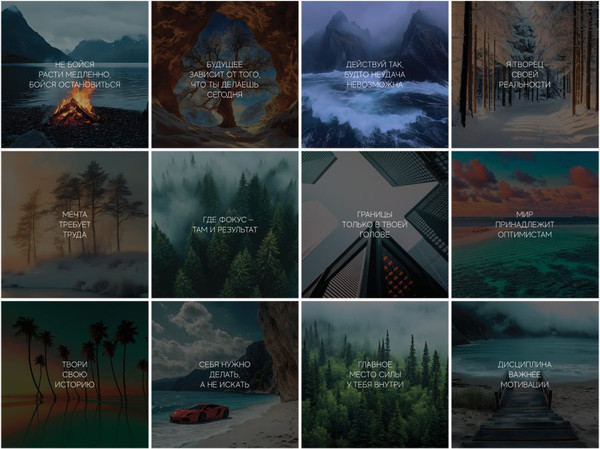 Изображение товара Календарь настенный BG Мотивационный / 381015 (2026г)