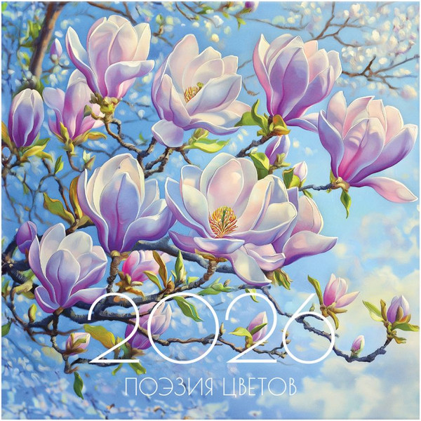 Изображение товара Календарь настенный BG Поэзия цветов / 381014 (2026г)