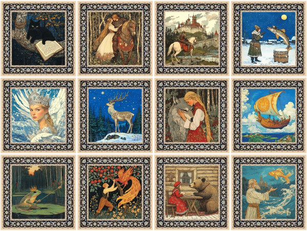 Изображение товара Календарь настенный BG Сказки / 381016 (2026г)