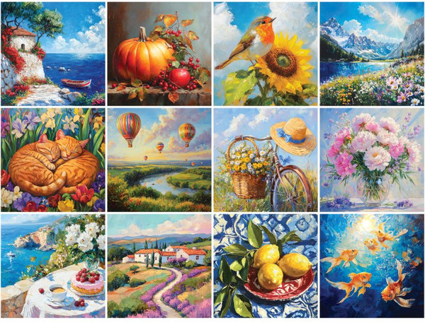 Изображение товара Календарь настенный BG Солнечные дни / 381017 (2026г)