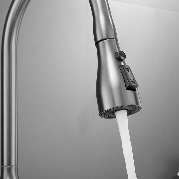 Изображение товара Смеситель Shevanik S163T (оружейная сталь)