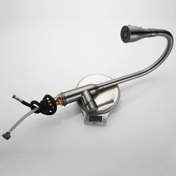 Изображение товара Смеситель Shevanik S163T (оружейная сталь)