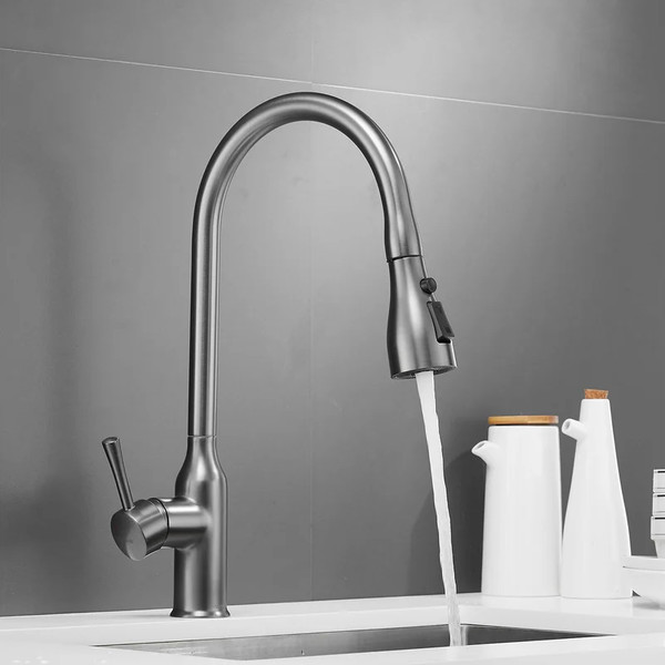 Изображение товара Смеситель Shevanik S163T (оружейная сталь)