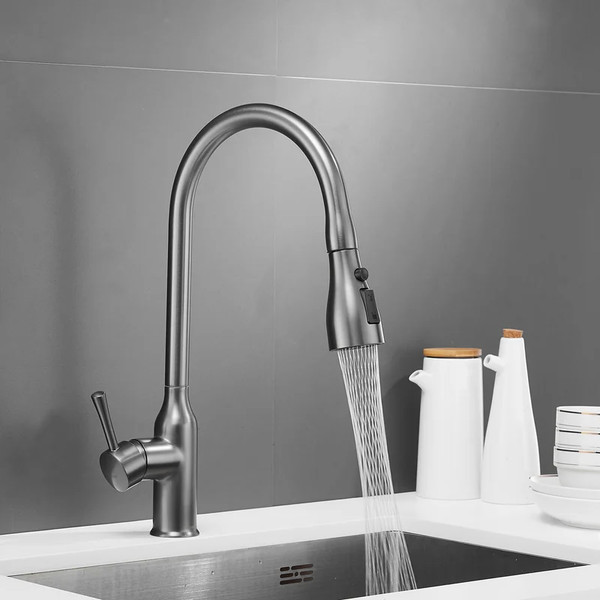 Изображение товара Смеситель Shevanik S163T (оружейная сталь)