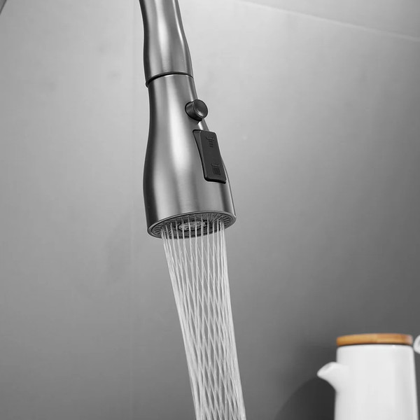 Изображение товара Смеситель Shevanik S163T (оружейная сталь)