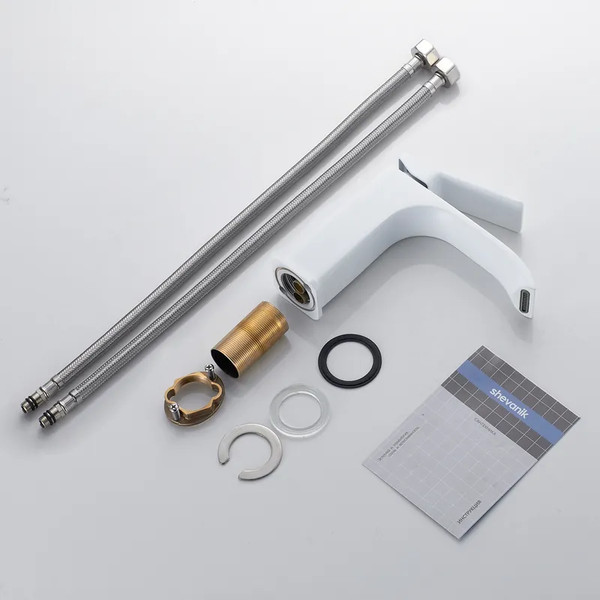 Изображение товара Смеситель Shevanik S4001C (белый)