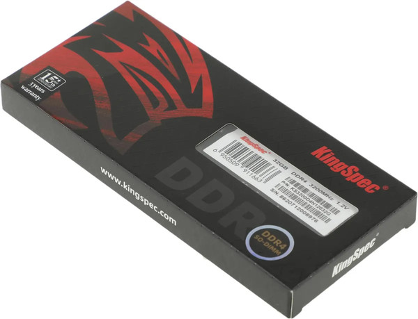 Изображение товара Оперативная память DDR4 KingSpec KS3200D4N12032G
