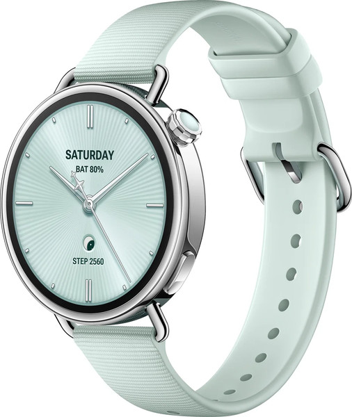 Изображение товара Умные часы Xiaomi Watch S4 41mm M2502W1 / BHR080CGL (Fluororubber Strap Mint Green)