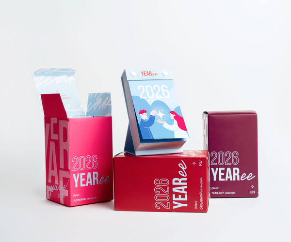 Изображение товара Календарь настольный Yearee 2026 год / 4816088500129 (русский язык)