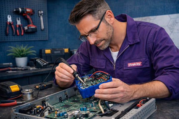 Изображение товара Ремонт и восстановление Li-ion аккумуляторов 21vek+ Для электротранспорта до 30 элементов