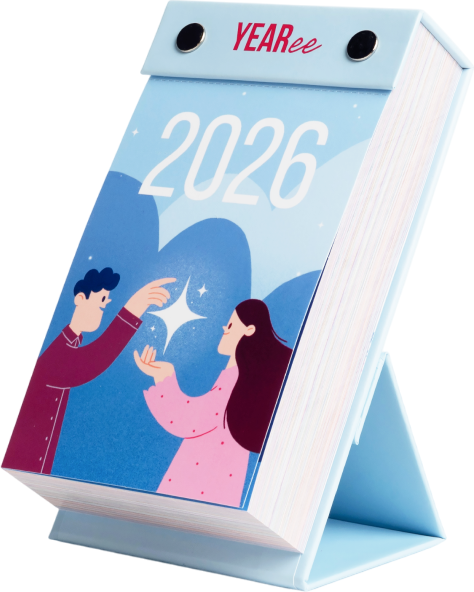 Изображение товара Календарь настольный Yearee 2026 год / 4816088500143 (английский язык)