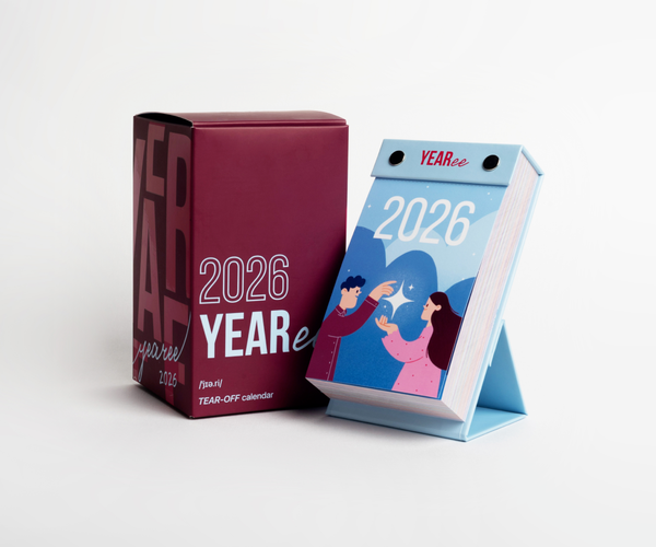 Изображение товара Календарь настольный Yearee 2026 год / 4816088500143 (английский язык)