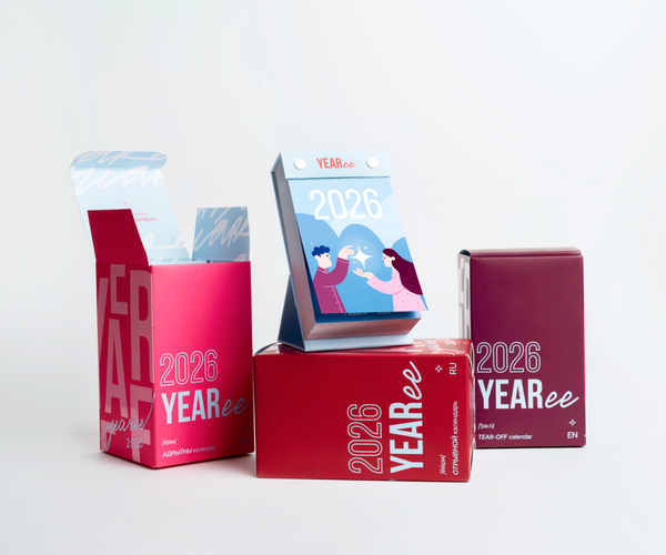 Изображение товара Календарь настольный Yearee 2026 год / 4816088500143 (английский язык)