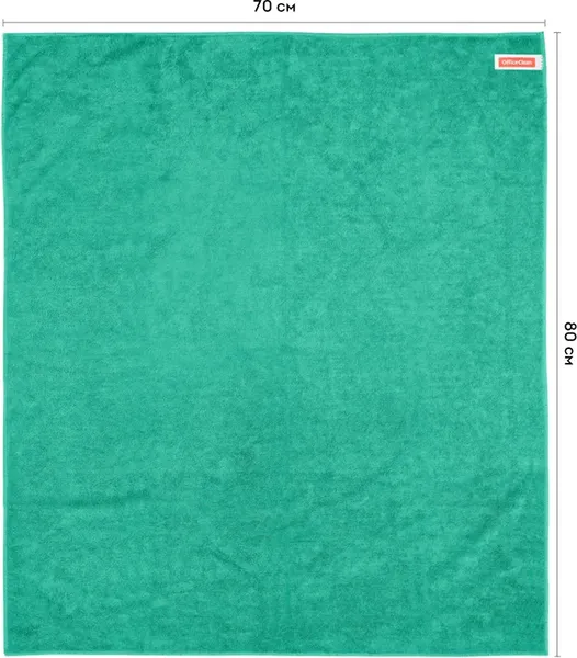 Изображение товара Салфетка хозяйственная OfficeClean Премиум для пола 70x80 / 320860 (зеленый)