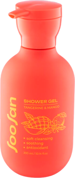 Изображение товара Гель для душа Soosan Shower Gel Tangerine & Mango (300мл)