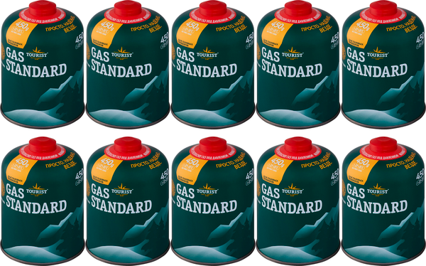 Изображение товара Газовый баллон туристический Tourist Standard TBR-450 (10шт)
