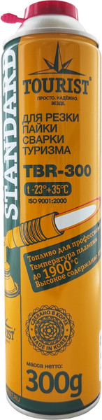 Изображение товара Газовый баллон туристический Tourist Standard TBR-300 (10шт)