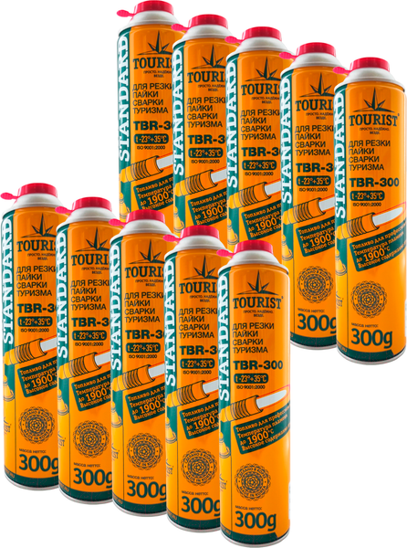 Изображение товара Газовый баллон туристический Tourist Standard TBR-300 (10шт)
