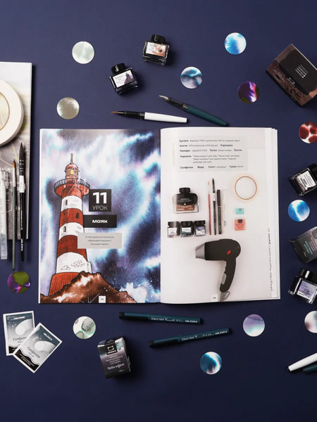 Изображение товара Книга Малевичъ Самоучитель по рисованию чернилами / 195370