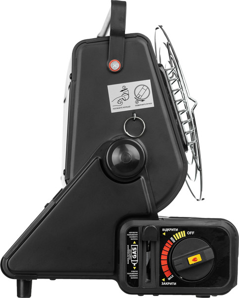 Изображение товара Палатка Coyote Oboluse-5 / CL-A23-5P (черный,  с обогревателем газовым ZT-202-D)