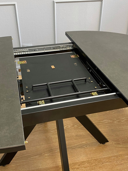 Изображение товара Обеденный стол Kenner AR1000 (черный/керамика темно-серый)