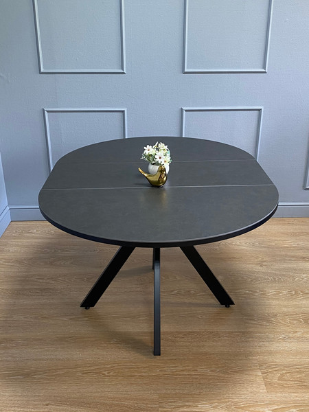 Изображение товара Обеденный стол Kenner AR1000 (черный/керамика темно-серый)