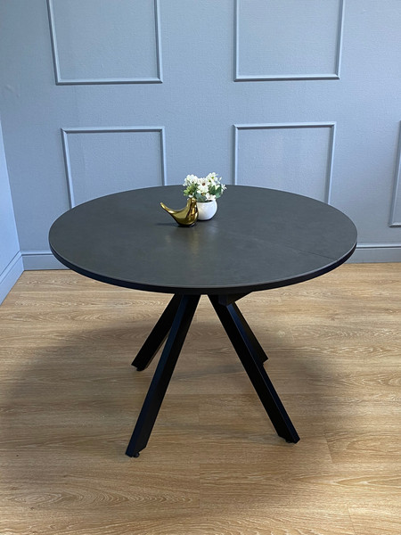 Изображение товара Обеденный стол Kenner AR1000 (черный/керамика темно-серый)