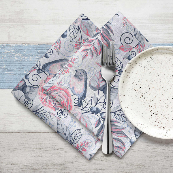 Изображение товара Сервировочная салфетка Verossa 757399 (птички серые)