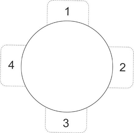 Изображение товара Обеденный стол Kenner R1000 (белый/стекло белое глянец)