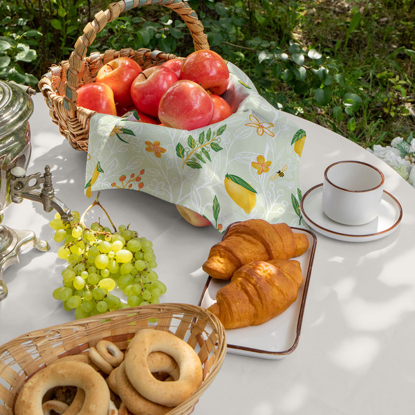 Изображение товара Набор сервировочных салфеток Самойловский текстиль Лимонный сад 765774