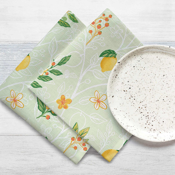 Изображение товара Набор сервировочных салфеток Самойловский текстиль Лимонный сад 765774