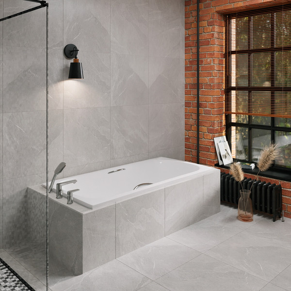 Изображение товара Ванна стальная Lauter Brio Star 150 / 21S1501 (с ножками, с ручками, с шумоизоляцией)