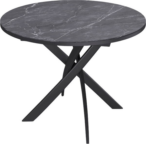 Изображение товара Обеденный стол Kenner R900 (черный/керамика мрамор черный)