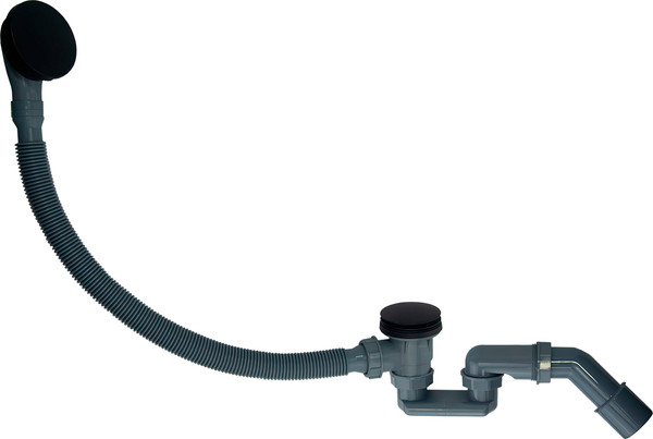 Изображение товара Ванна акриловая Lauter Aurora 170x75 / 21010075 (с каркасом и сифоном 21Y31001 матовый черный)