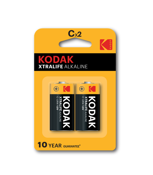 Изображение товара Комплект батареек Kodak Xtralife C/LR14 Alkaline 1.5V / 30952041 (2шт)