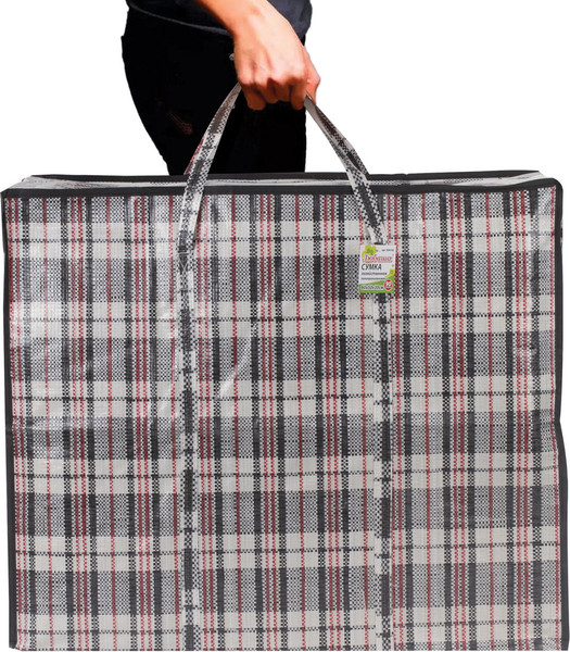 Изображение товара Сумка хозяйственная Любаша 604702 (черный/красный)