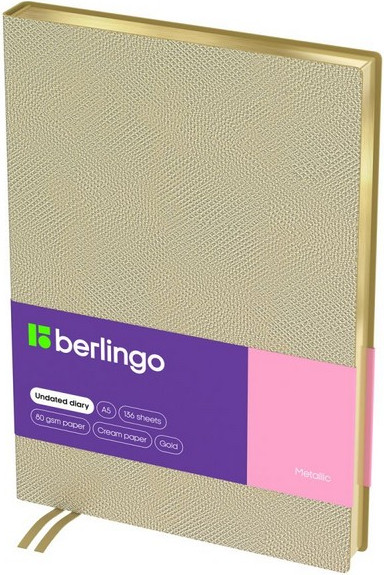 Изображение товара Ежедневник Berlingo Metallic А5 / UD4_93524 (136л)