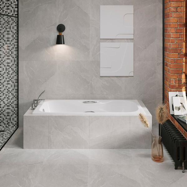 Изображение товара Ванна чугунная Lauter Regina 21014172 / 170x75 с ручками, с сифоном 21Y32000 (хром)