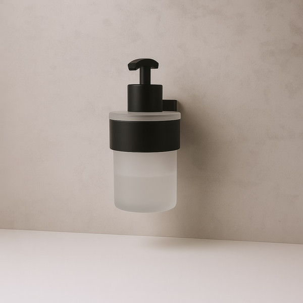 Изображение товара Набор аксессуаров для ванной Lauter 21TS3017 + 21TS3021 + 21TS3011 + 21TS3003 (Matt Black, 4 предмета)