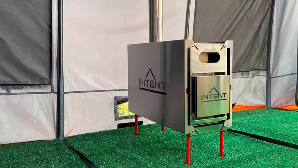 Изображение товара Печь походная Intent Mini с баком для нагрева воды Квадрат 90мм (12л)