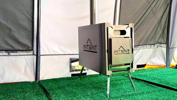 Изображение товара Печь походная Intent 2.0 с баком для нагрева воды Квадрат 90мм (12л)
