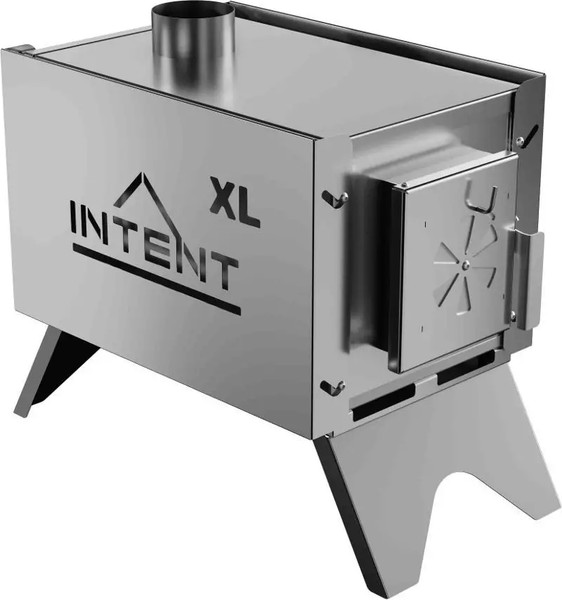 Изображение товара Печь походная Intent Fisher XL с баком для нагрева воды Квадрат 80мм (10л)