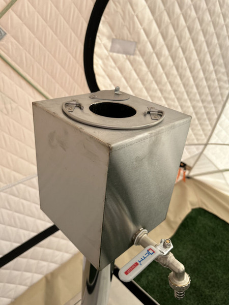 Изображение товара Печь походная Intent Fisher XL с баком для нагрева воды Квадрат 80мм (10л)