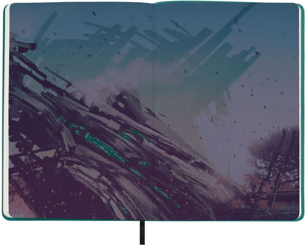 Изображение товара Записная книжка Greenwich Line Future. Broken spaceship А5 / NA5_51384  (80л)