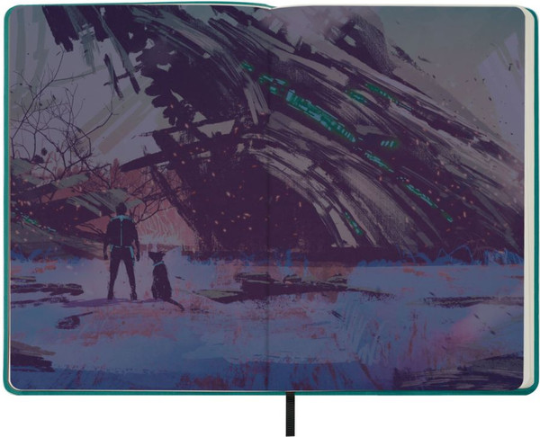 Изображение товара Записная книжка Greenwich Line Future. Broken spaceship А5 / NA5_51384  (80л)