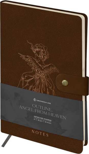 Изображение товара Записная книжка Greenwich Line Outline. Angel from heaven А5 / NA5d_51408 (80л)