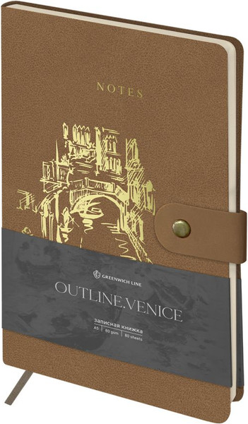 Изображение товара Записная книжка Greenwich Line Outline. Venice А5 / NA5d_51404 (80л)