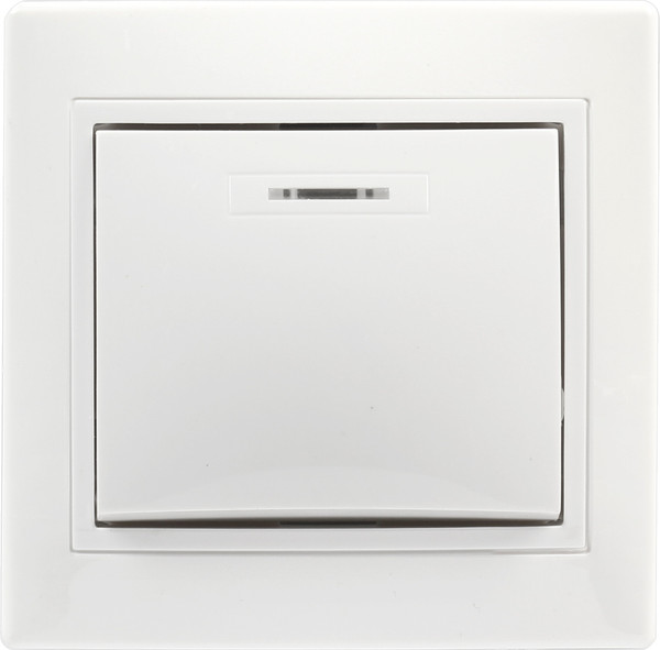 Изображение товара Выключатель SmartBuy Венера SBE-01w-10-SW1-1 (белый)