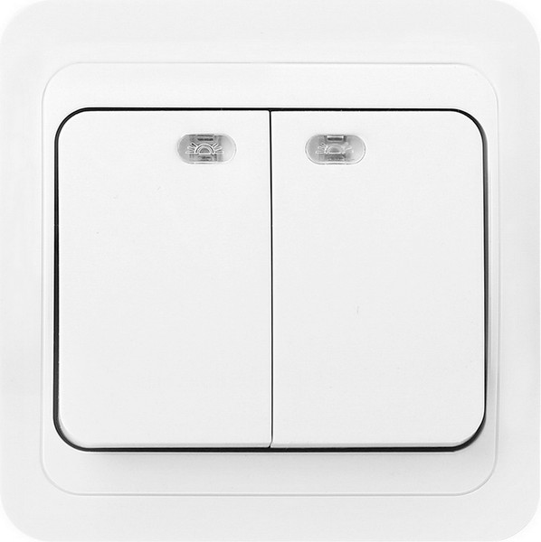 Изображение товара Выключатель SmartBuy Марс SBE-02w-10-SW2-1 (белый)