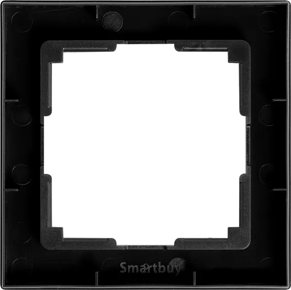 Изображение товара Рамка для выключателей и розеток SmartBuy Нептун SBE-05b-Plastic-FR-1 (черный)